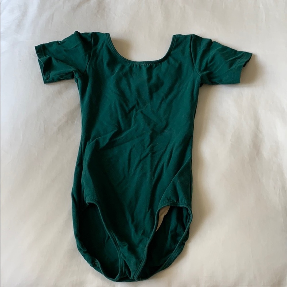 Eurotard green leotard (dance, gymnastics)